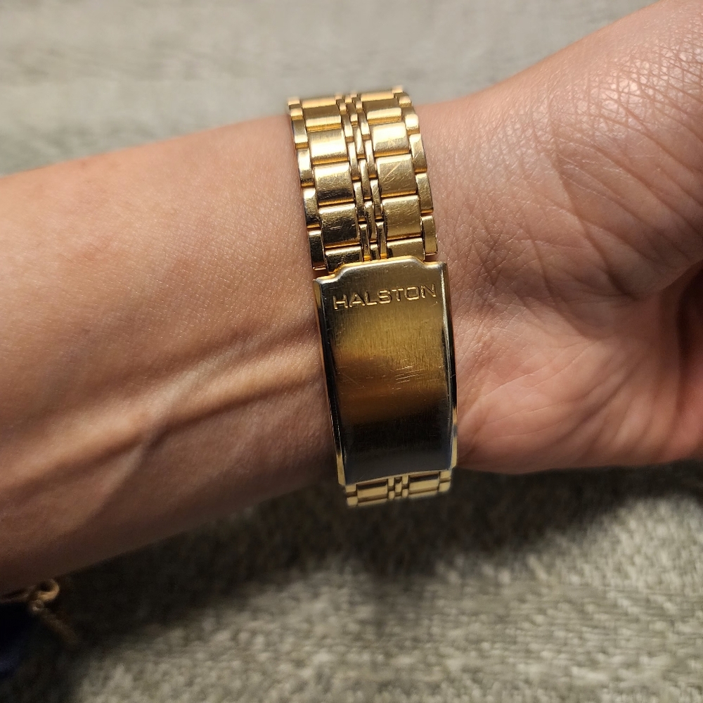 Halston Gold Quartz Watch - Picture 5 of 7